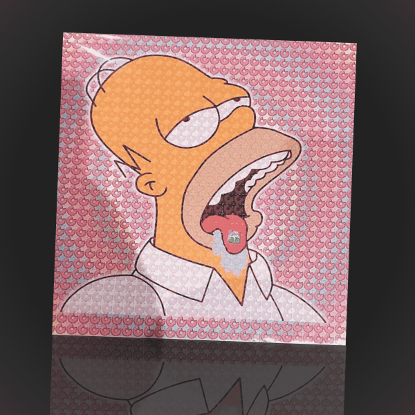 LSD Tab Homer Donut