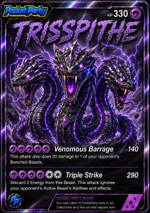 Trisspithe, regular PocketParty collector card