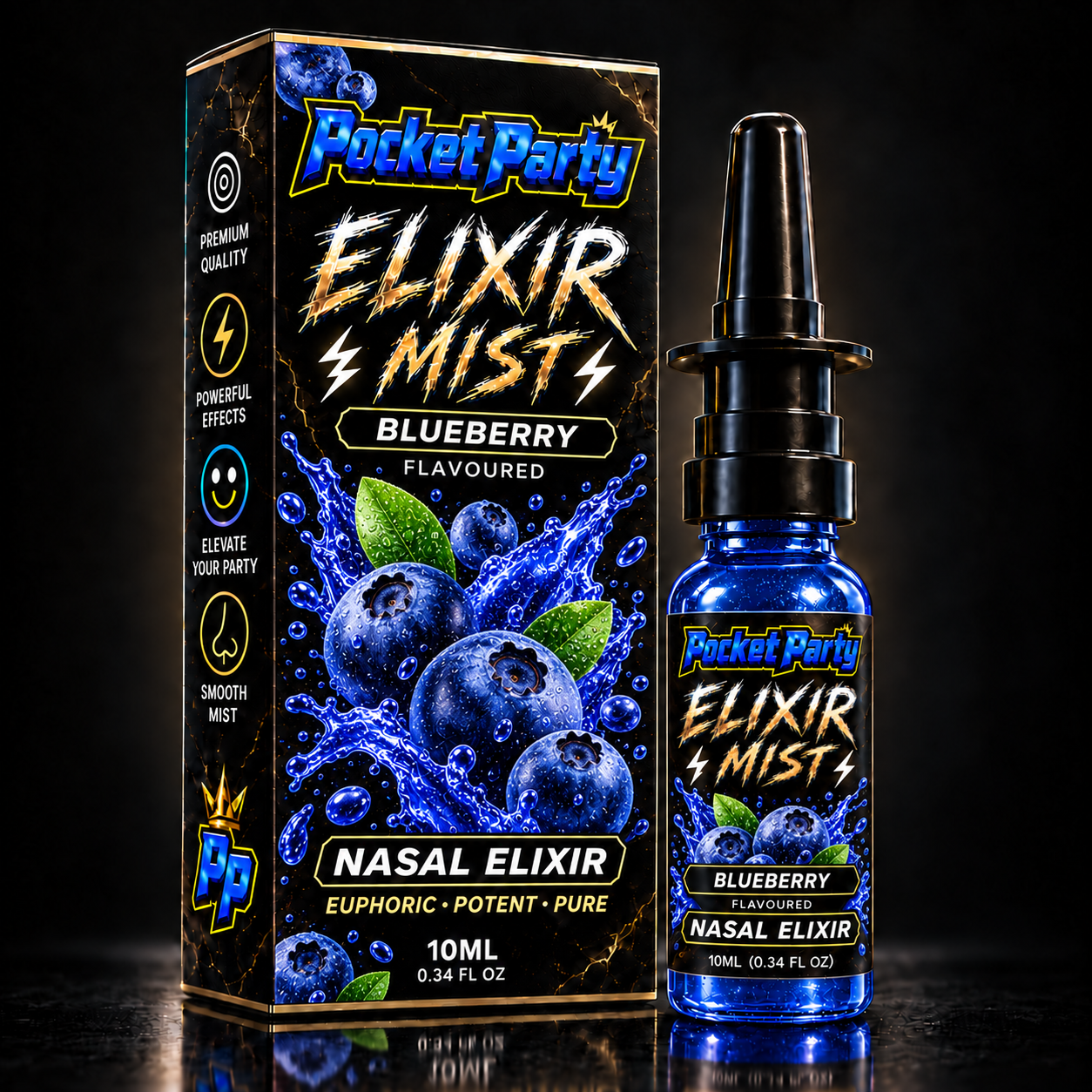 Cocaine Nasal Spray (Blueberry)